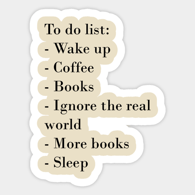 To Do List Sticker by Carol Oliveira